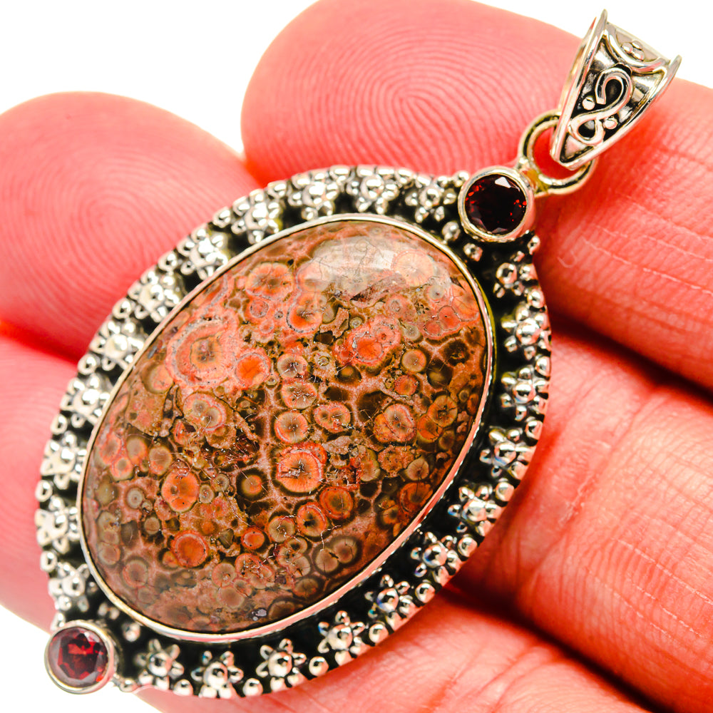 Poppy Jasper Pendants handcrafted by Ana Silver Co - PD22520