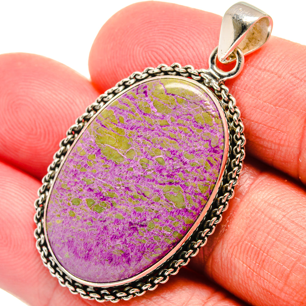 Stichtite Pendants handcrafted by Ana Silver Co - PD22521