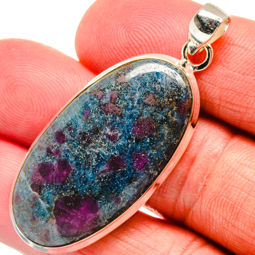 Ruby Fuchsite Pendants handcrafted by Ana Silver Co - PD22525