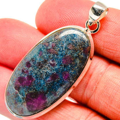 Ruby Fuchsite Pendants handcrafted by Ana Silver Co - PD22525