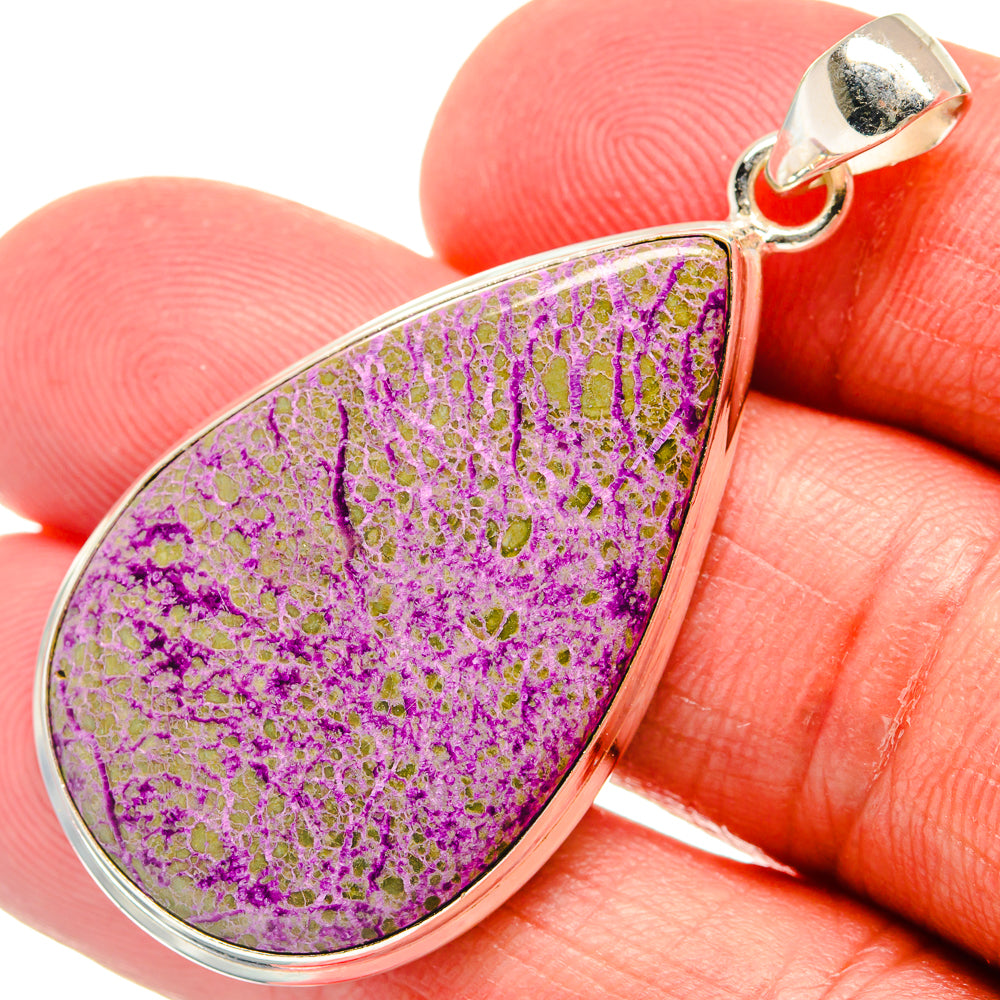Stichtite Pendants handcrafted by Ana Silver Co - PD22526