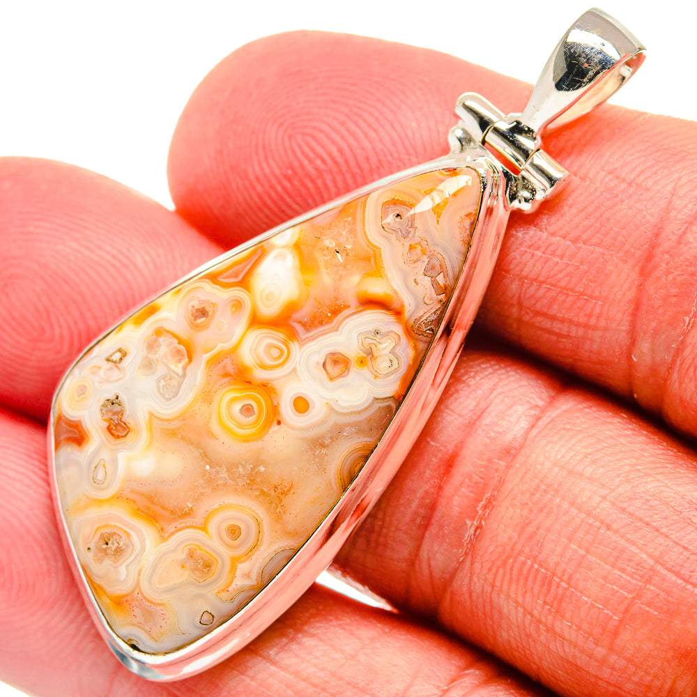 Ocean Jasper Pendants handcrafted by Ana Silver Co - PD22527