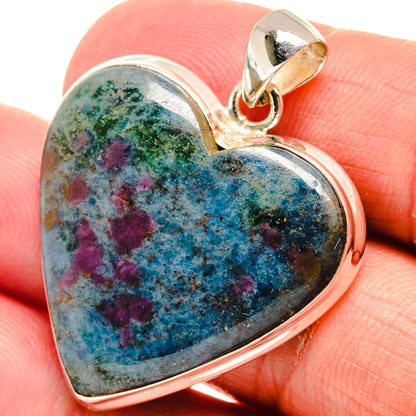 Ruby Fuchsite Pendants handcrafted by Ana Silver Co - PD22534