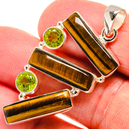 Tiger Eye Pendants handcrafted by Ana Silver Co - PD22542