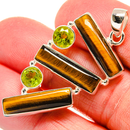Tiger Eye Pendants handcrafted by Ana Silver Co - PD22543