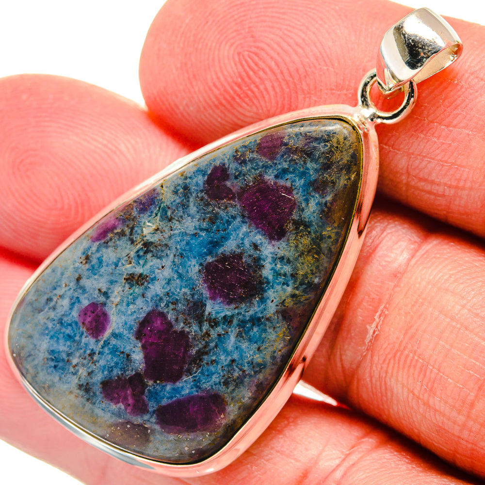 Ruby Fuchsite Pendants handcrafted by Ana Silver Co - PD22556