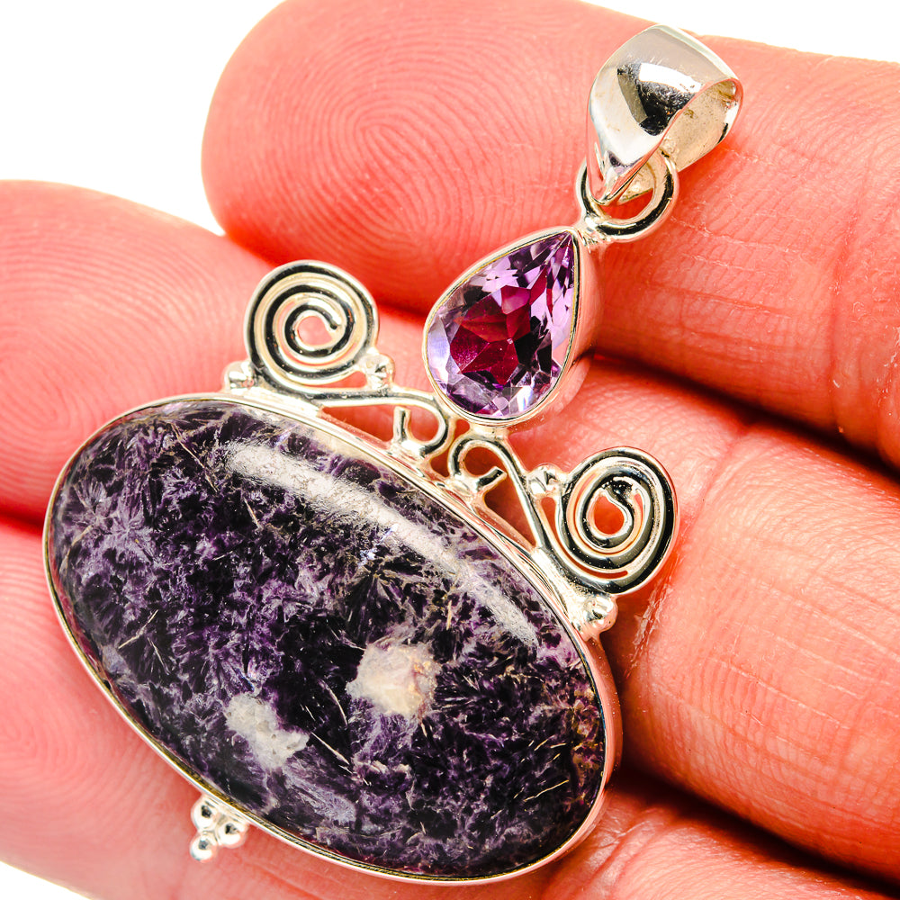 Kammererite Pendants handcrafted by Ana Silver Co - PD22562