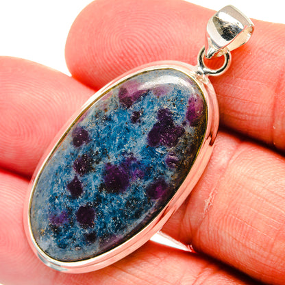 Ruby Fuchsite Pendants handcrafted by Ana Silver Co - PD22566