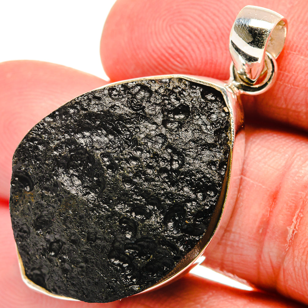 Tektite Pendants handcrafted by Ana Silver Co - PD22573