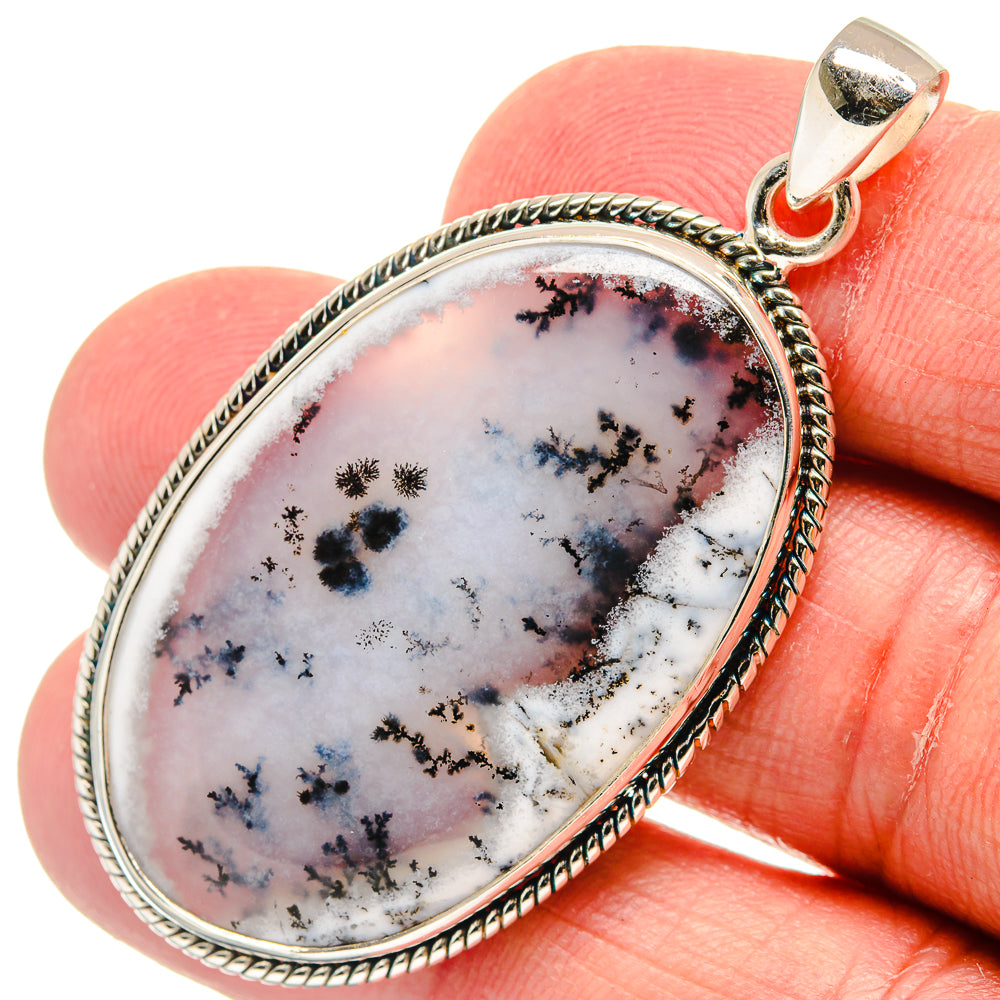 Dendritic Opal Pendants handcrafted by Ana Silver Co - PD22592