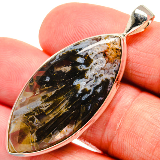 Turkish Tube Agate Pendants handcrafted by Ana Silver Co - PD22600