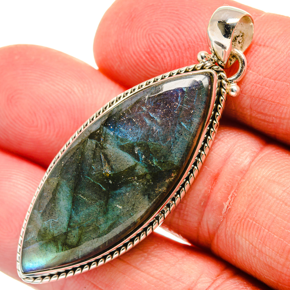 Labradorite Pendants handcrafted by Ana Silver Co - PD22603