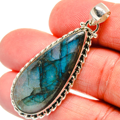 Labradorite Pendants handcrafted by Ana Silver Co - PD22604