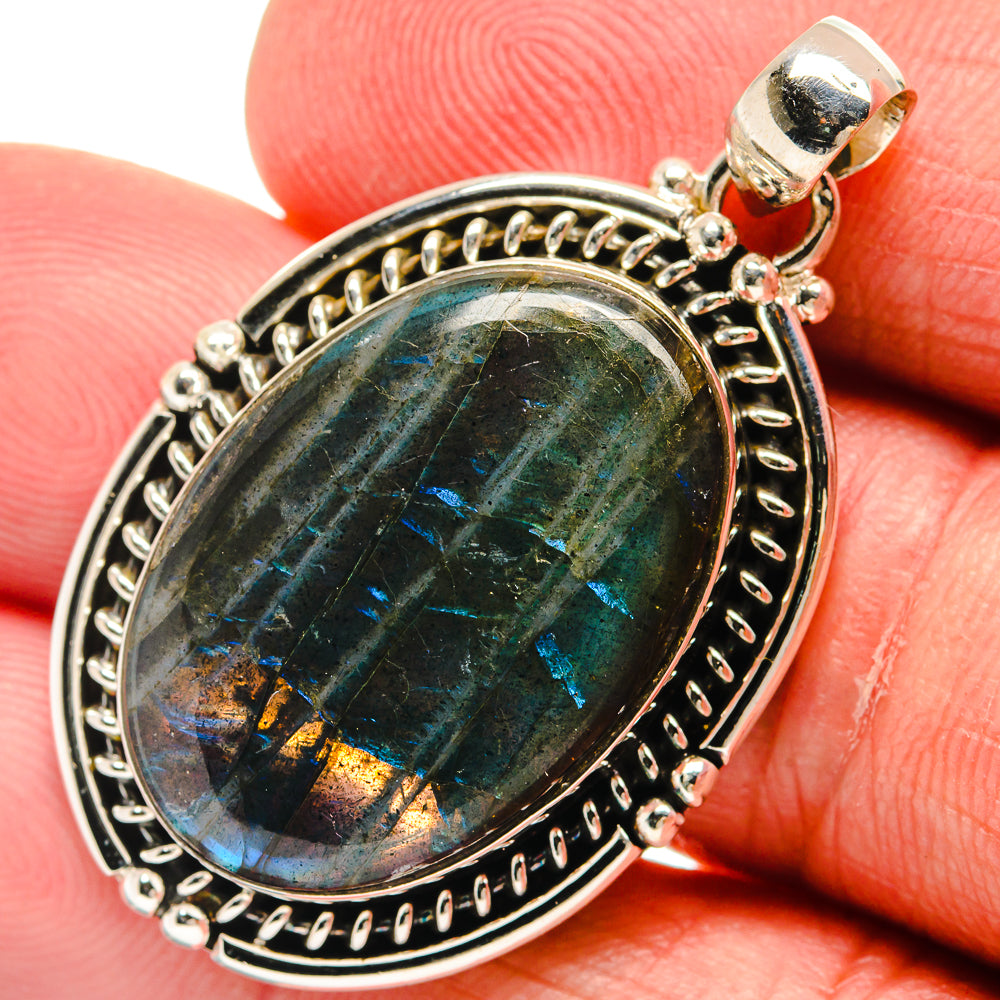 Labradorite Pendants handcrafted by Ana Silver Co - PD22607