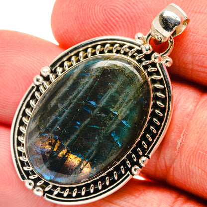 Labradorite Pendants handcrafted by Ana Silver Co - PD22607