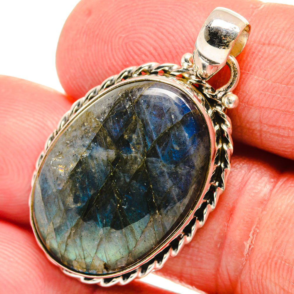 Labradorite Pendants handcrafted by Ana Silver Co - PD22614