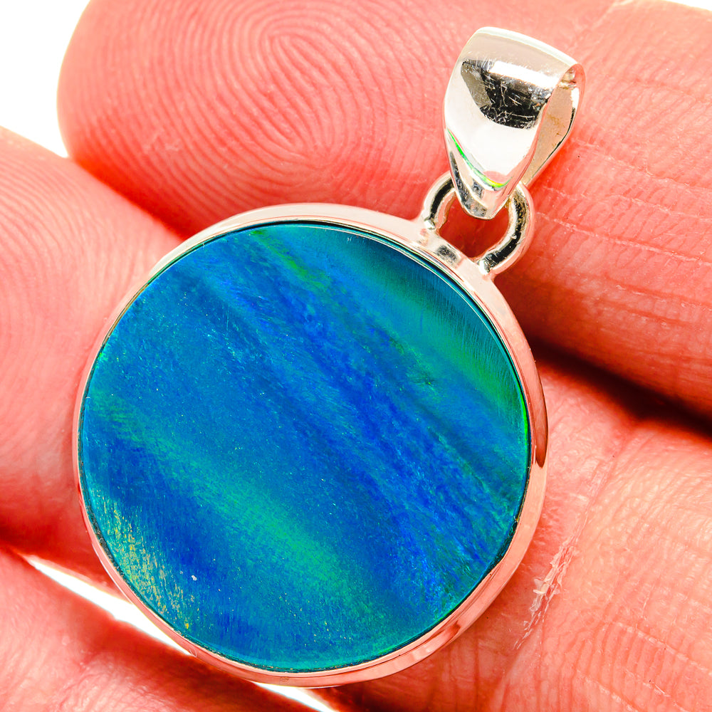 Aura Opal Pendants handcrafted by Ana Silver Co - PD22623
