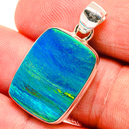 Aura Opal Pendants handcrafted by Ana Silver Co - PD22624