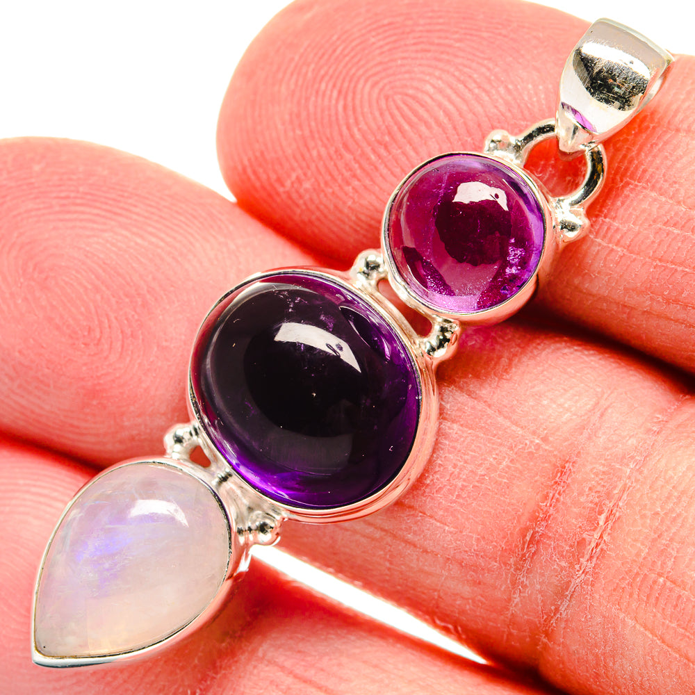Amethyst Pendants handcrafted by Ana Silver Co - PD22635