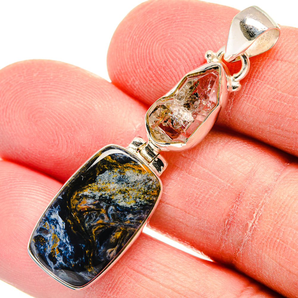 Pietersite Pendants handcrafted by Ana Silver Co - PD22650