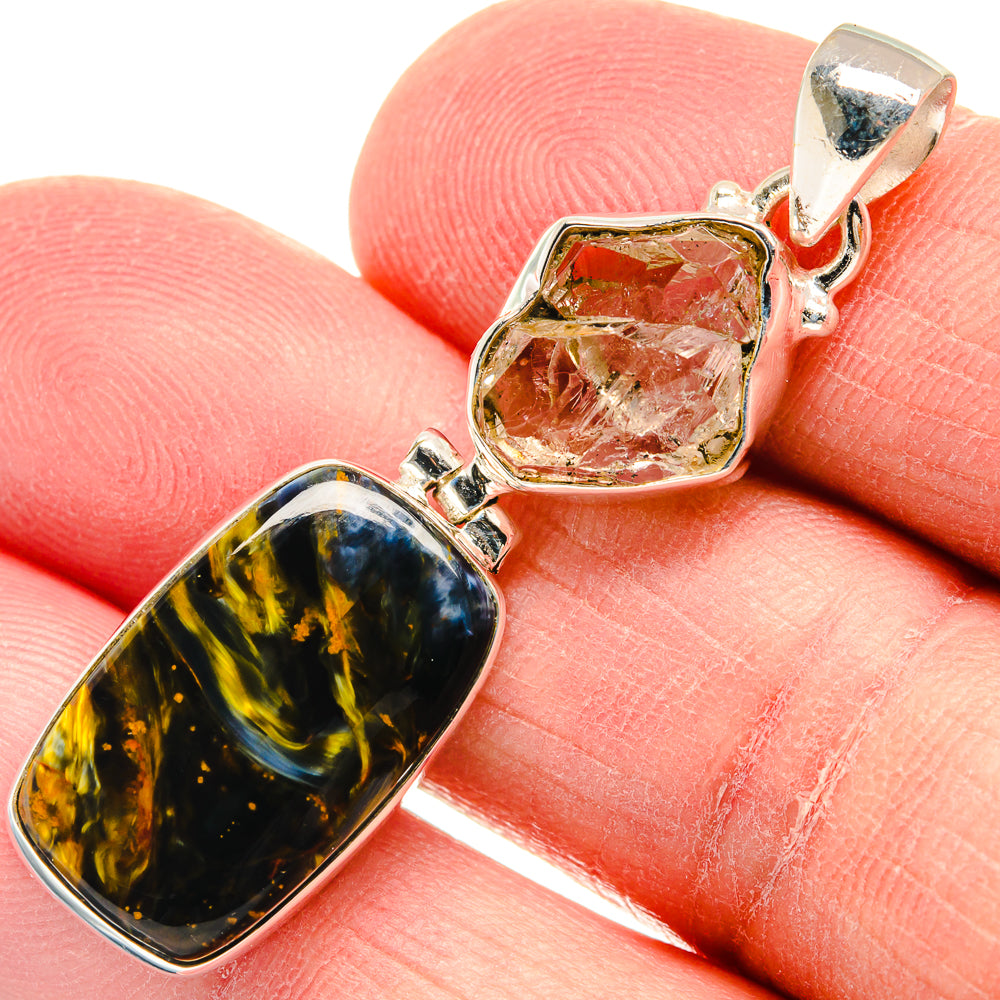 Pietersite Pendants handcrafted by Ana Silver Co - PD22651