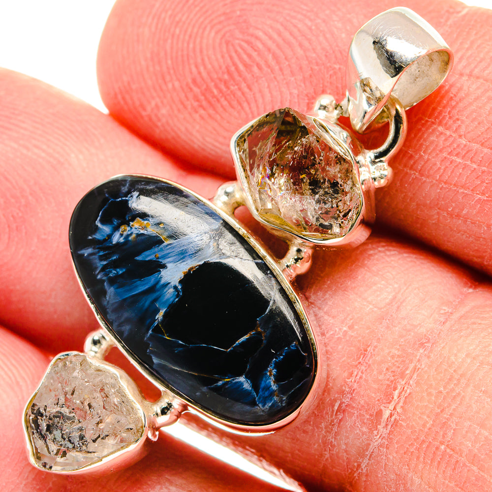 Pietersite Pendants handcrafted by Ana Silver Co - PD22655