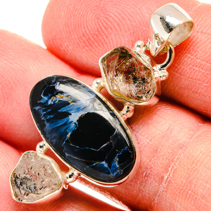 Pietersite Pendants handcrafted by Ana Silver Co - PD22655