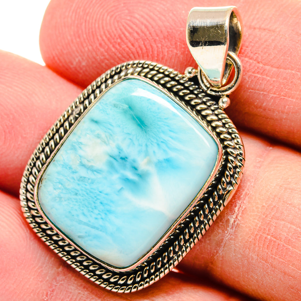 Larimar Pendants handcrafted by Ana Silver Co - PD22658