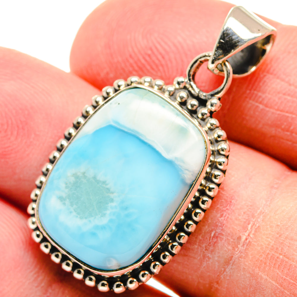 Larimar Pendants handcrafted by Ana Silver Co - PD22659