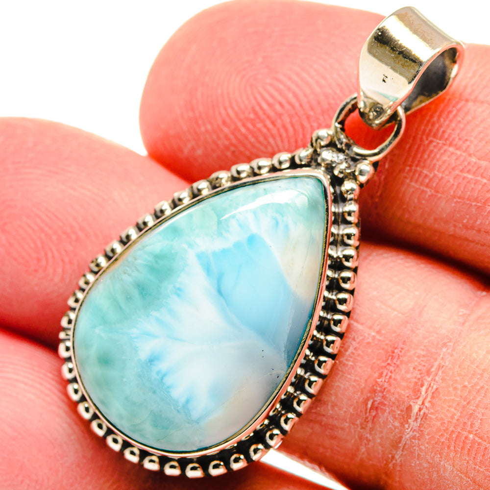 Larimar Pendants handcrafted by Ana Silver Co - PD22660