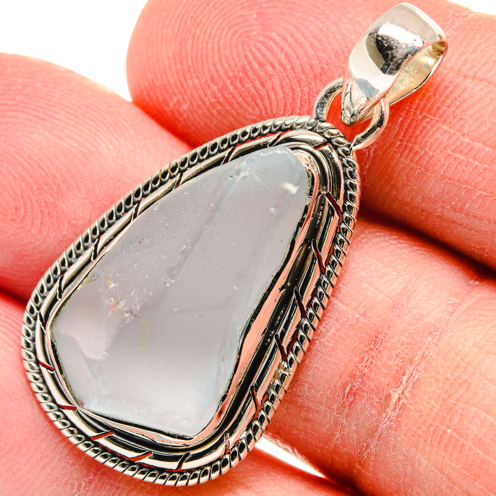 Aquamarine Pendants handcrafted by Ana Silver Co - PD22662