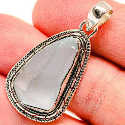 Aquamarine Pendants handcrafted by Ana Silver Co - PD22662