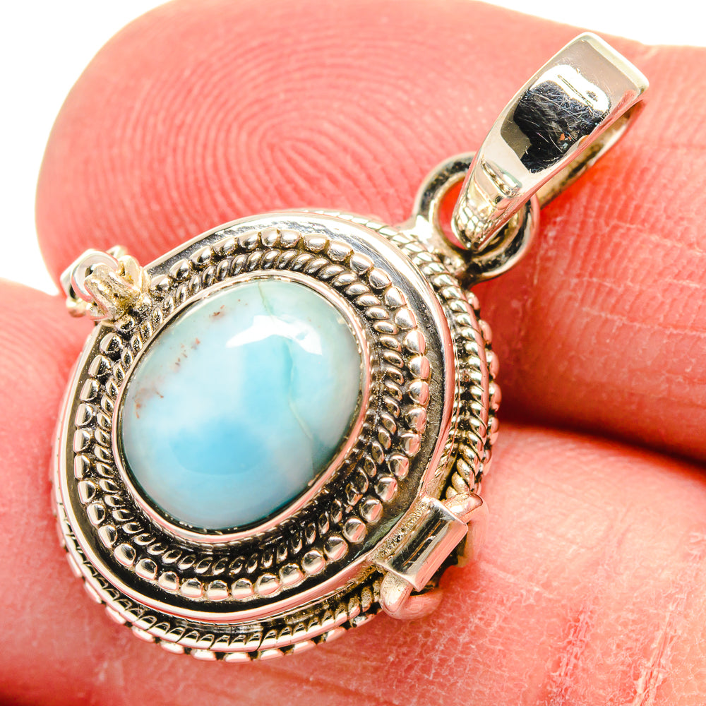 Larimar Pendants handcrafted by Ana Silver Co - PD22671