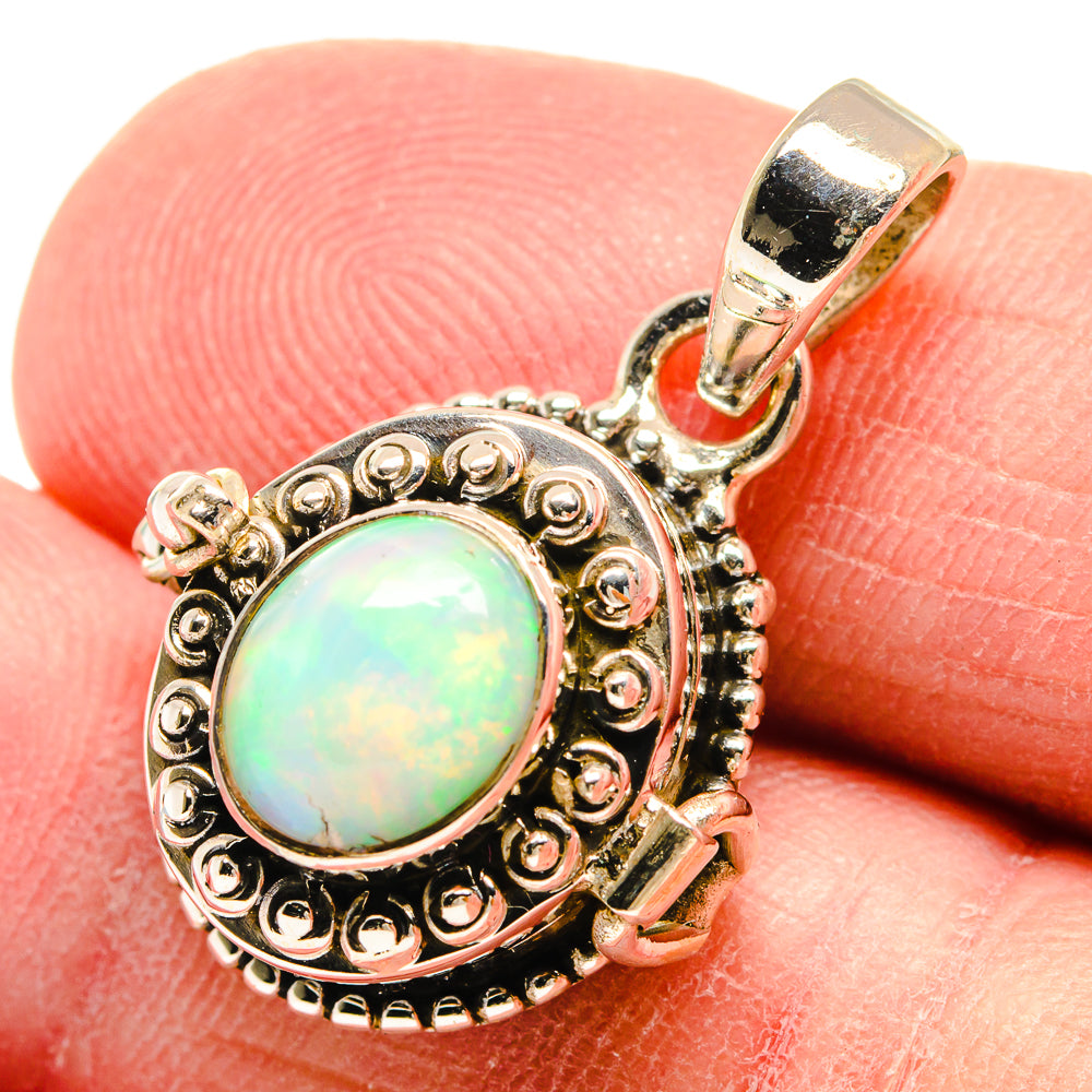 Ethiopian Opal Pendants handcrafted by Ana Silver Co - PD22676
