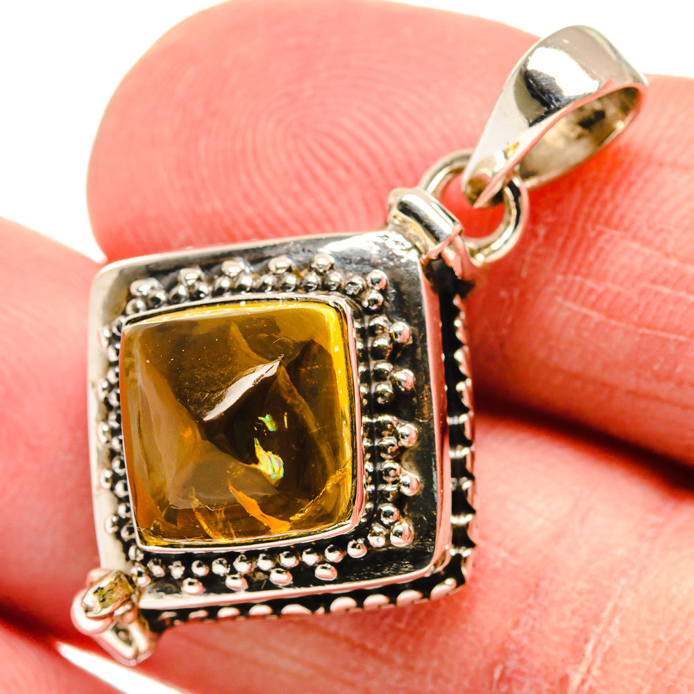 Citrine Pendants handcrafted by Ana Silver Co - PD22677