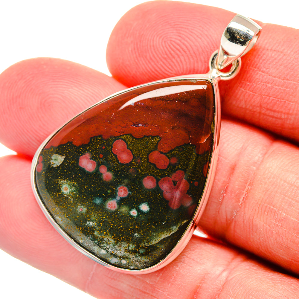 Ocean Jasper Pendants handcrafted by Ana Silver Co - PD22696