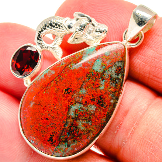 Bloodstone Pendants handcrafted by Ana Silver Co - PD22698