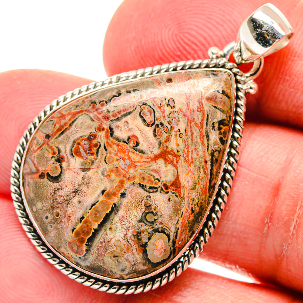 Poppy Jasper Pendants handcrafted by Ana Silver Co - PD22700