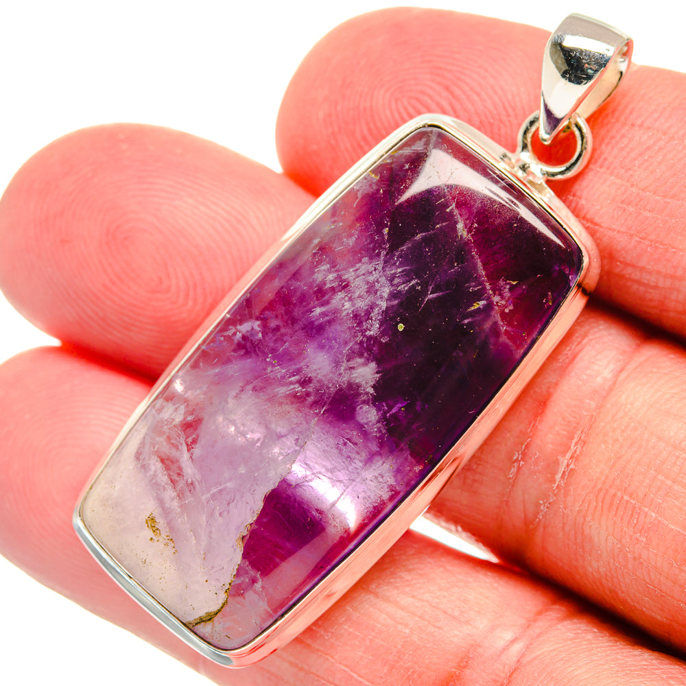 Chevron Amethyst Pendants handcrafted by Ana Silver Co - PD22707