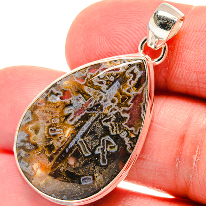 Turkish Tube Agate Pendants handcrafted by Ana Silver Co - PD22724