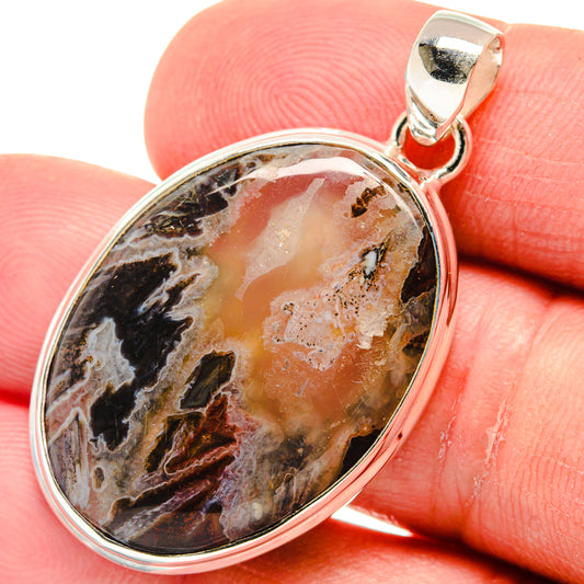 Turkish Tube Agate Pendants handcrafted by Ana Silver Co - PD22731