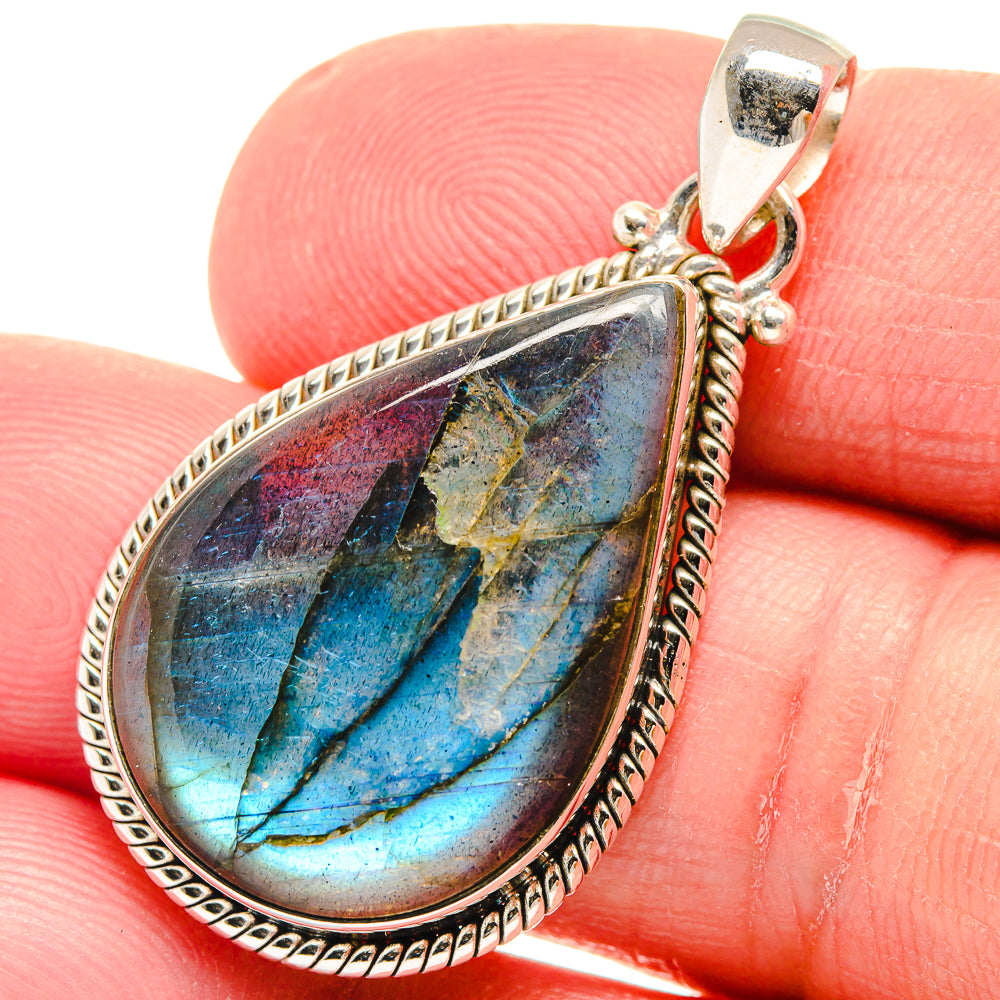 Labradorite Pendants handcrafted by Ana Silver Co - PD22741
