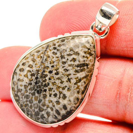Stingray Coral Pendants handcrafted by Ana Silver Co - PD22758