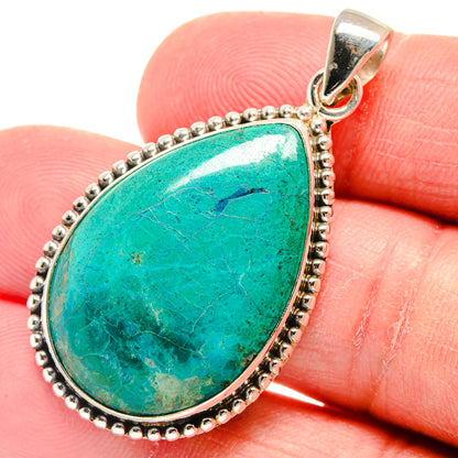 Chrysocolla Pendants handcrafted by Ana Silver Co - PD22762