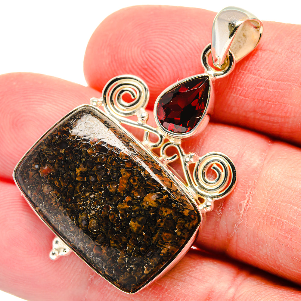 Dinosaur Bone Pendants handcrafted by Ana Silver Co - PD22767