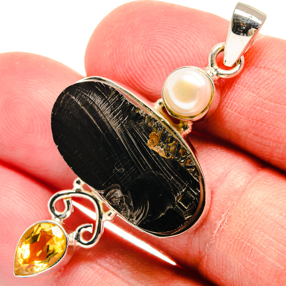 Shungite Pendants handcrafted by Ana Silver Co - PD22769