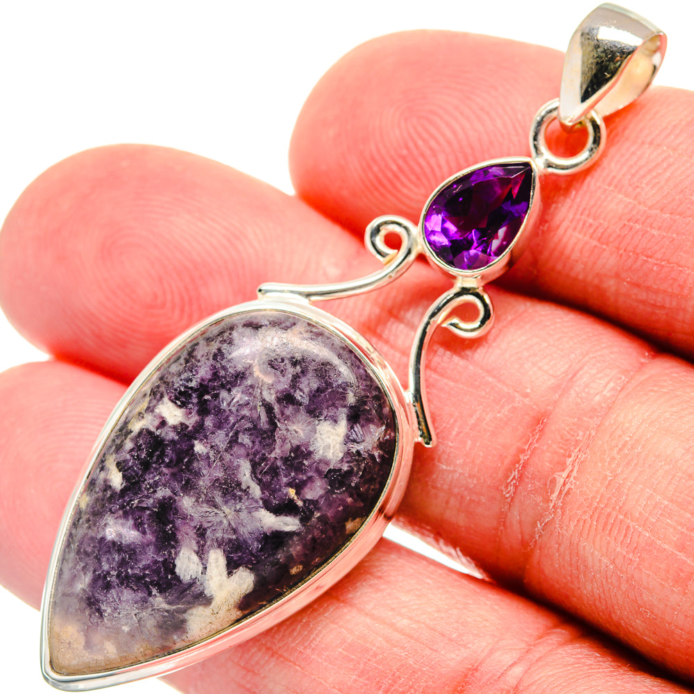 Kammererite Pendants handcrafted by Ana Silver Co - PD22774