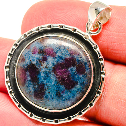 Ruby Fuchsite Pendants handcrafted by Ana Silver Co - PD22775