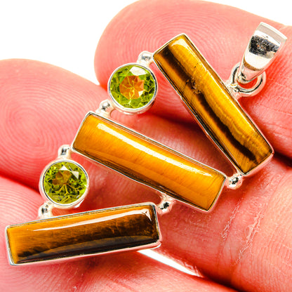 Tiger Eye Pendants handcrafted by Ana Silver Co - PD22779