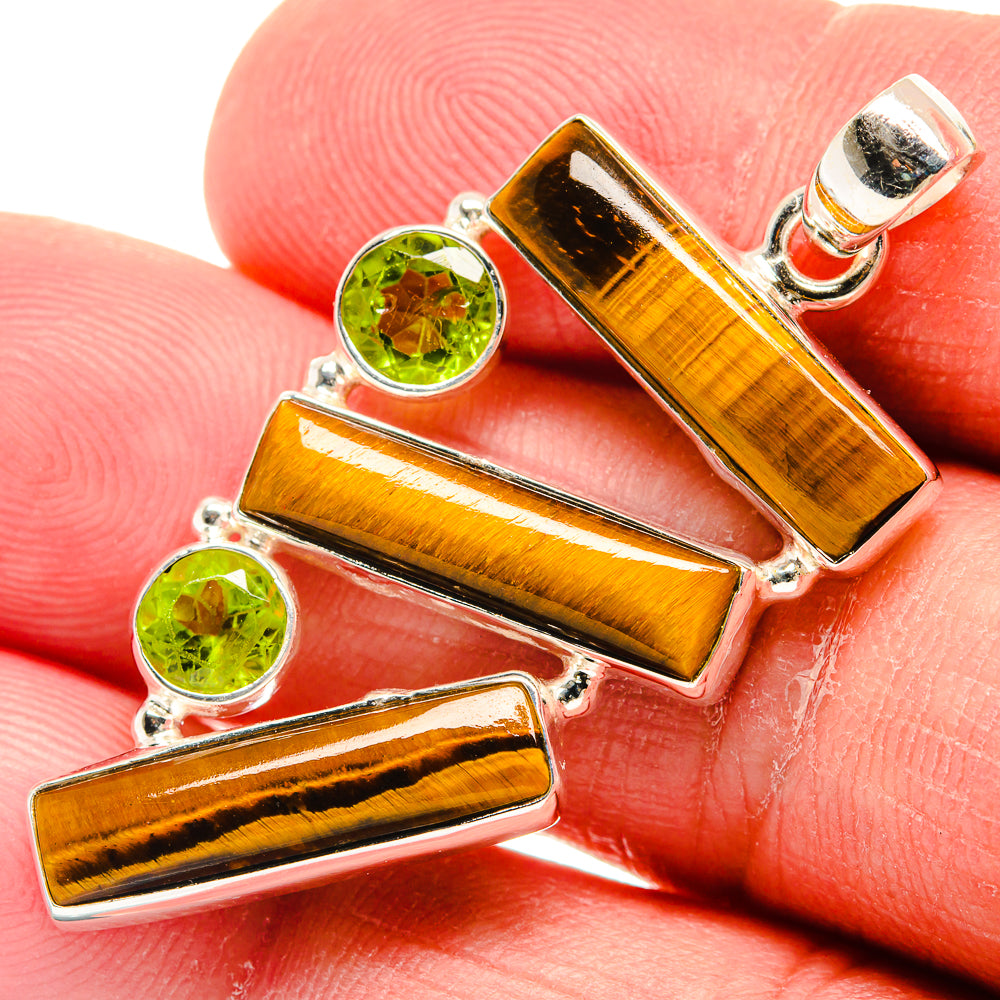 Tiger Eye Pendants handcrafted by Ana Silver Co - PD22780